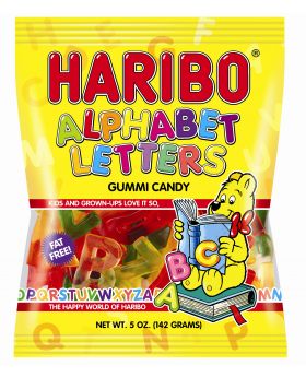 HARIBO PEG ALPHABET 5OZ
