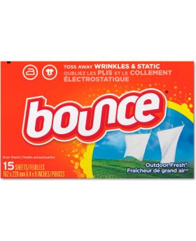BOUNCE OUTDOOR 15 SHTS 15CT