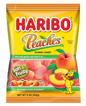 HARIBO PEG PEACHES 5OZ