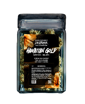 DESTROYER FLOWER 4OZ GOLD HAWAII