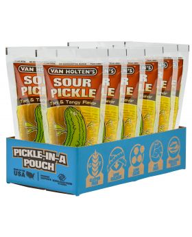 VH PICKLE POUCH LARGE SOUR 12CT