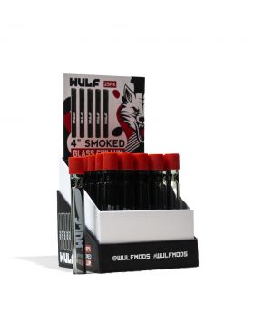 WULF CHILLUM 4IN GLASS 25CT