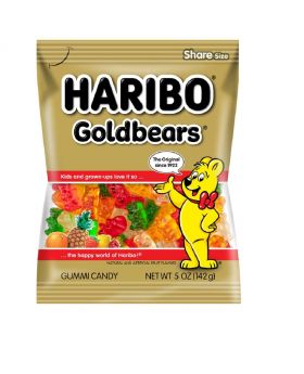 HARIBO PEG GOLD BEARS 5OZ 12CT