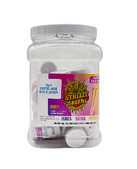 STREEET GREEN FLOWER 1G MIX 20CT