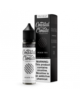 COASTAL CLOUDS 60ML PEACH TEA 3MG