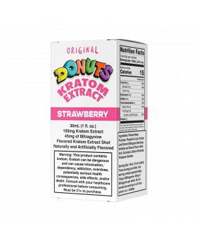 DONUTS KRATOM SHOT OG STRAW 12CT