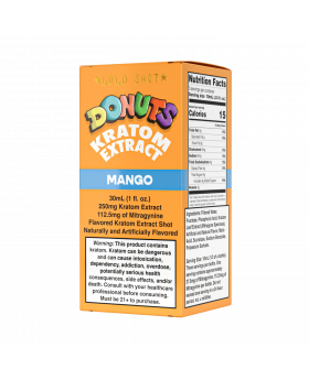 DONUTS KRATOM SHOT GO MANGO 12CT