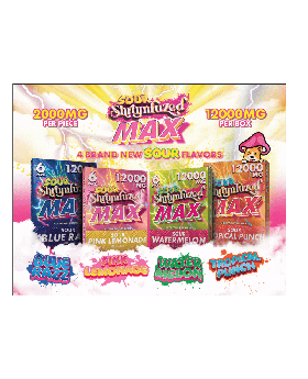 SHRUMFUZED MAX 6PK SOUR BLUE 5CT