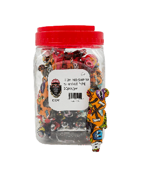 GLASS IDGAF BEAR SHP38 30CT