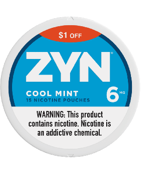ZYN $1OFF 6MG COOL MINT 5CT