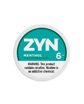 ZYN MENTHOL 6MG 5CT