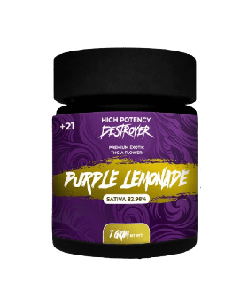 DESTROYER FLOWER 7G PURPLE LEMON