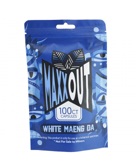 MAXXOUT CAP WHITE MAENG DA 100CT