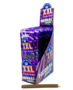 RB XXL HERBAL WRAPS GRAPE 24/2PK