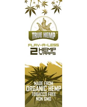 TRUE HEMP FLAV-R-LESS 25/2PK