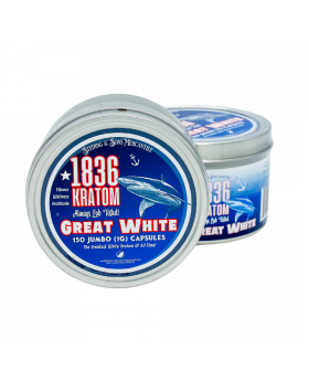 1836 KRATOM CAP 150 GREAT WHI 6C