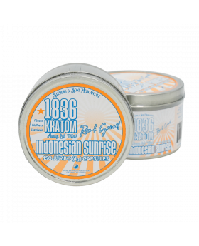 1836 KRATOM CAP 150 INDO SUN 6CT