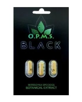 OPMS CAPSULES BLACK 3PK 10CT