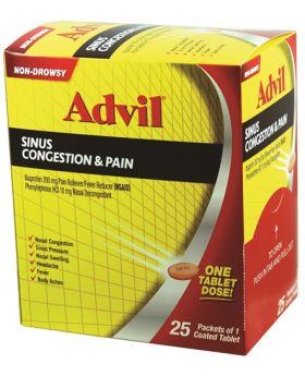 ADVIL SINUS CONGESTION 1 PK 25CT