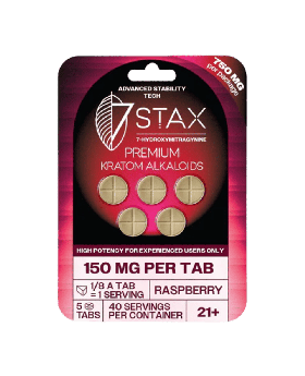 7STAX 7OH 150MG 5PK RASPBERRY 10