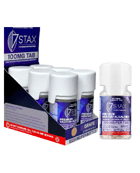 7STAX 7OH 100MG 15PK GRAPE 6CT