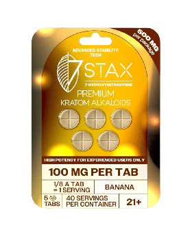 7STAX 7OH 100MG 5PK BANANA 10CT