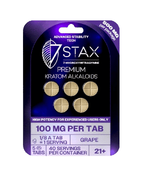 7STAX 7OH 100MG 5PK GRAPE 10CT