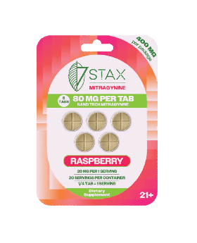7STAX NANO 80MG 5PK RASPBERRY 10