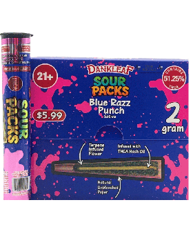DANKLEAF HASH 2G BLUE RAZZ 20CT