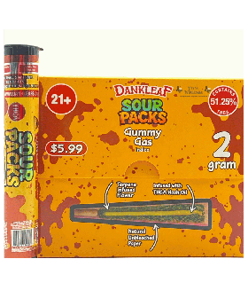 DANKLEAF HASH 2G GUMMY GAS 20CT