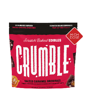 CRUMBLE BROWNIE 300MG SLT CARAME