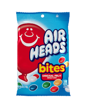 AIR HEAD PEG BITES FRUIT 6OZ12CT