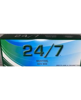 24X7 MENTHOL 100 BOX