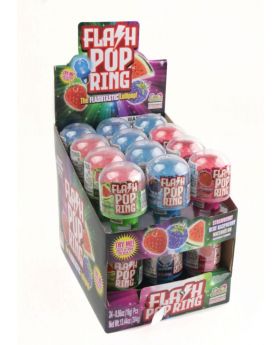 FLASH POP RING ASSORTED 24CT