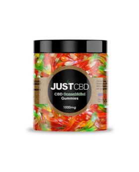 JUSTCBD GUMMY 1000MG WORMS