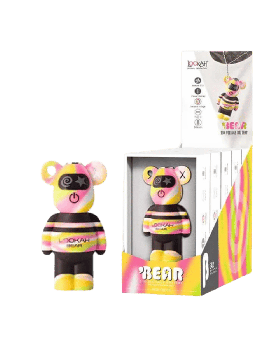 LOOKAH BEAR BATTERY TIEDYE PINK