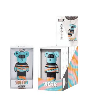 LOOKAH BEAR BATTERY TIEDYE BLUE