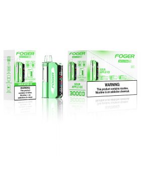 FOGER 30K KIT SOUR APPLE ICE 5CT