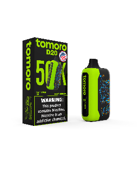 TOMORO D20 50K SOUR APPLE 5CT