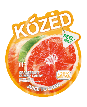 KOZED GUMMY CANDY GRAPEFRUIT