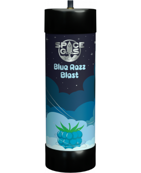 SPACE GAS 2500G BLUE RAZZ 1CT