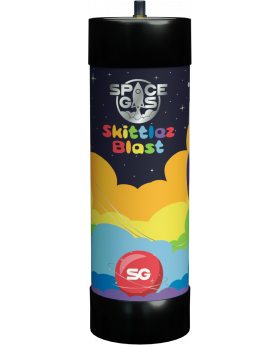 SPACE GAS 2500G SKITTLES BLA 1CT