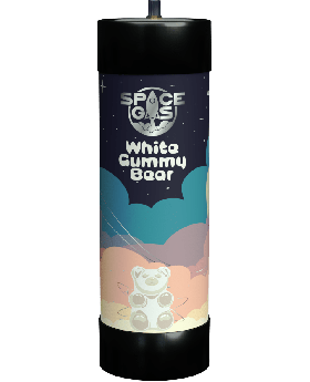 SPACE GAS 2500G WHITE GUMMY 1CT