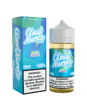 CLOUD NURDZ 100ML ICED ALOE GRAPE 3MG