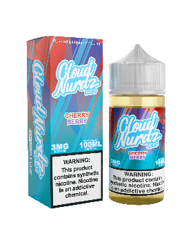 CLOUD NURDZ 100ML ICED CHERRY BERRY 3MG