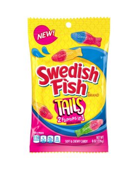 SWEDISH FISH PEG TAILS 8OZ