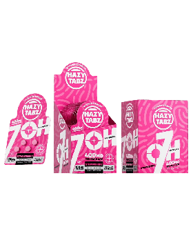 HAZY 7OH 100MG 4PK STRAW 10CT