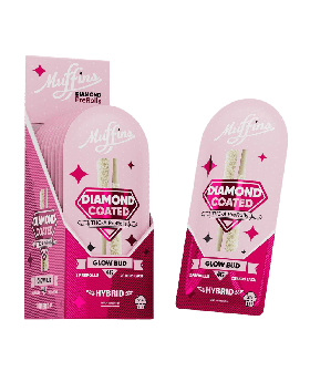MUFFINS DIA COATED 4G GLOW 5/2PK