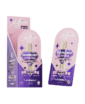 MUFFINS DIA COATED 4G STAR 5/2PK