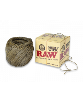 RAW HEMP WICK 250FT 1CT